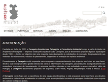 Tablet Screenshot of ceregeiro.com